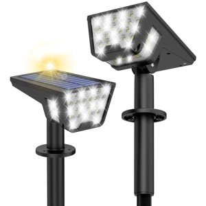 53 LED Solar Spot Lights with 3 Modes - 2 Pack