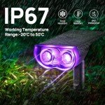 Consciot Color Changing Solar Spot Lights - 2 Pack