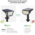 53 LED Solar Spot Lights with 3 Modes - 2 Pack