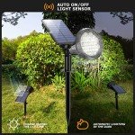 Solar Spot Lights with 21 LEDs - 2 Pack