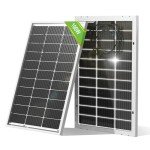ECO-WORTHY 100W Bifacial Solar Panel for Off-Grid