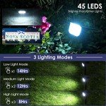 Outdoor Solar Spot Lights with 45 LEDs - 4 Pack