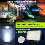 Auderwin Waterproof Solar Spot Lights - 2 Pack