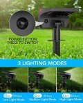 Kaxiida Waterproof Solar Spot Lights - 3 Modes, 6 Pack