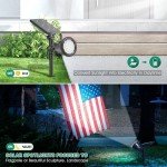 OSORD Solar Spot Lights for Flag and Garden