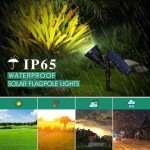 OSORD Solar Spot Lights for Flag and Garden