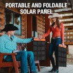 Jackery 100W Bifacial Portable Solar Panel