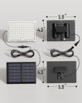 SuperDanny Motion Sensor Solar Flood Lights - 2 Pack