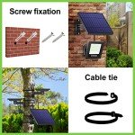 2 Pack Solar Flood Lights with Auto On/Off