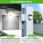 Yolovis 186 LED Waterproof Solar Motion Lights