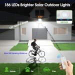 Yolovis 186 LED Waterproof Solar Motion Lights