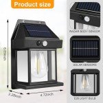4-Pack Dusk to Dawn Solar Motion Sensor Lights