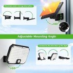 LED Solar Outdoor Motion Sensor Wall Lights - 2 Pack