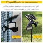 Bright Solar Motion Sensor Outdoor Light 6000K