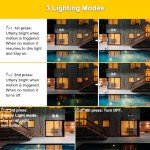 Bright Solar Motion Sensor Outdoor Light 6000K