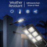 Motion Sensor Solar Outdoor Lights with Remote