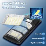 Waterproof Solar Motion Sensor Lights (2 Pack)