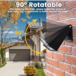 Solar Powered Dusk-to-Dawn Patio Wall Lights - 2-Pack