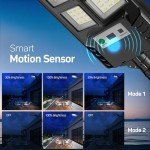 Motion Sensor Solar Outdoor Lights with Remote