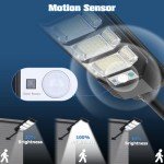 Waterproof Solar Motion Sensor Lights (2 Pack)