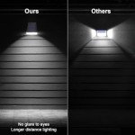 Solar Powered Dusk-to-Dawn Patio Wall Lights - 2-Pack