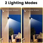 Solar Powered Dusk-to-Dawn Patio Wall Lights - 2-Pack