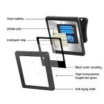 Outdoor Solar Spotlights with 16FT Dusk to Dawn Cable