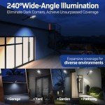 Motion Sensor Solar Outdoor Lights with Remote