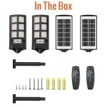 Motion Sensor Solar Outdoor Lights with Remote