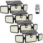 Quick Charge Solar Motion Deck Lights - 4 Pack