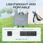 EF ECOFLOW 220W Portable Bifacial Solar Panel