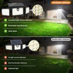Quick Charge Solar Motion Deck Lights - 4 Pack