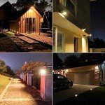 Outdoor Solar Spotlights with 16FT Dusk to Dawn Cable