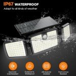 Quick Charge Solar Motion Deck Lights - 4 Pack