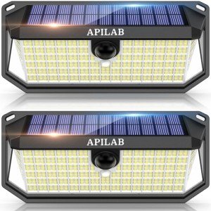 Solar Motion Sensor Lights, 416 LED, 4000LM