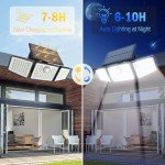Daphino 2500LM Motion Sensor Solar Outdoor Lights