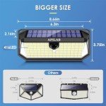 Solar Motion Sensor Lights, 416 LED, 4000LM