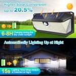 Bright Solar Outdoor Motion Sensor Lights - 2-Pack