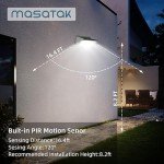 Bright LED Solar Motion Sensor Outdoor Light
