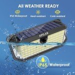 Solar Motion Sensor Lights, 416 LED, 4000LM