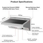 Bright LED Solar Motion Sensor Outdoor Light