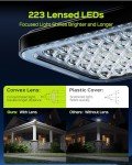 JACKYLED Outdoor Solar Motion Sensor Lights - 2 Pack