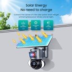 Wireless Solar Security Camera with 360° View