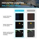 100W Flexible Monocrystalline Solar Panel for RVs