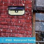 Aootek Solar Lights Outdoor 182 LEDs 2500Lm Solar Motion Sensor Lights IP65 Waterpro of with Wide Anglefor Patio Garden Garage Yard Front Door(2pack)