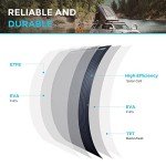 100W Flexible Monocrystalline Solar Panel for RVs