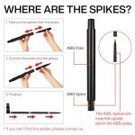 E-Kong 8 Pack Solar Pathway Lights Outdoor, Bright 12 LED Solar Lights Outdoor Waterproof for Yard, Over 12Hrs Long Lighting Solar Powered Garden Lights for Outside Walkway Patio Path Driveway