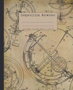 Vintage Astronomy Telescope Composition Notebook