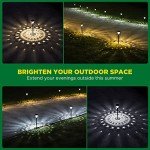 URAGO Super Bright Solar Lights Outdoor Waterproof 10 Pack, Dusk to Dawn Up to 12 Hrs Solar Powered Pathway Garden Lights Auto On/Off, LED Landscape Lighting Decorative for Walkway Patio Yard