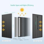 FivstaSola 200W Bifacial Monocrystalline Solar Panel
